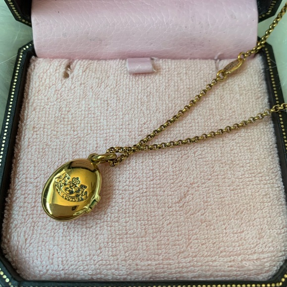 Juicy Couture Crown Locket Necklace - Picture 4 of 5